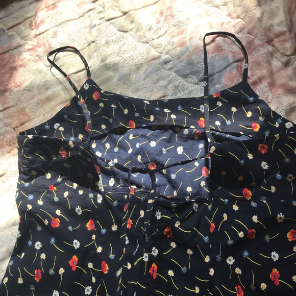Navy Floral dress - Access - M - Picture 2 of 8